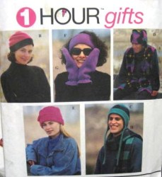9224 9749 1 HR GIFT HAT,HDBAND,MITTS.VEST OUTERWEAR PATTERN S-L